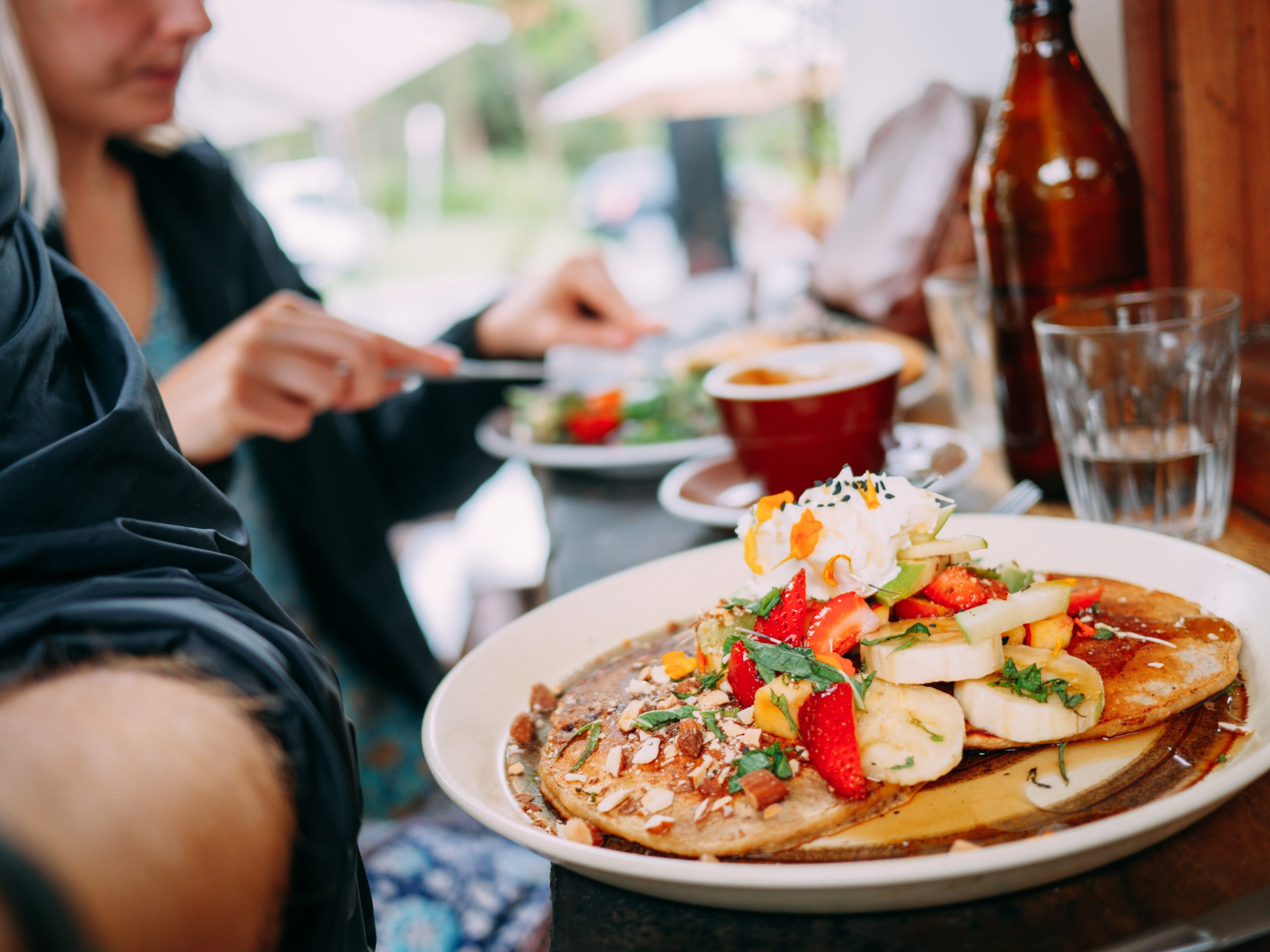 Delicious breakfast at Byron Bay Cafe