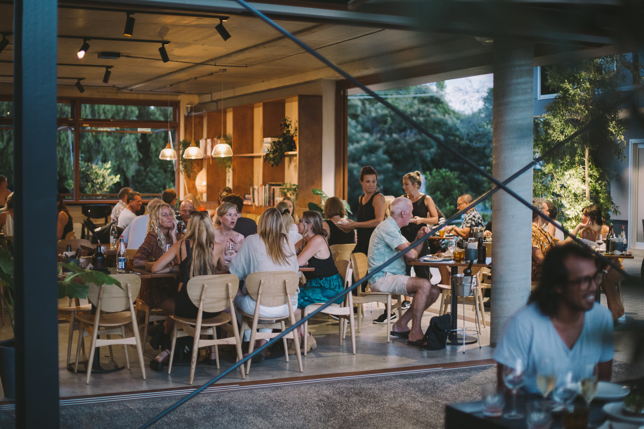Restraunt Barrio in Byron Bay at dinner time
