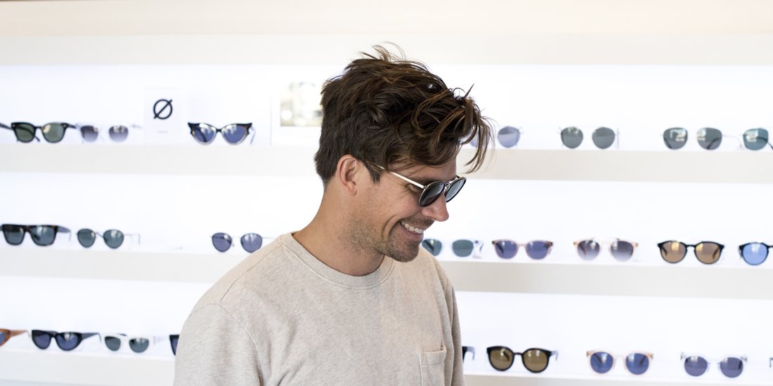 Person in the Epoke shop in byron bay