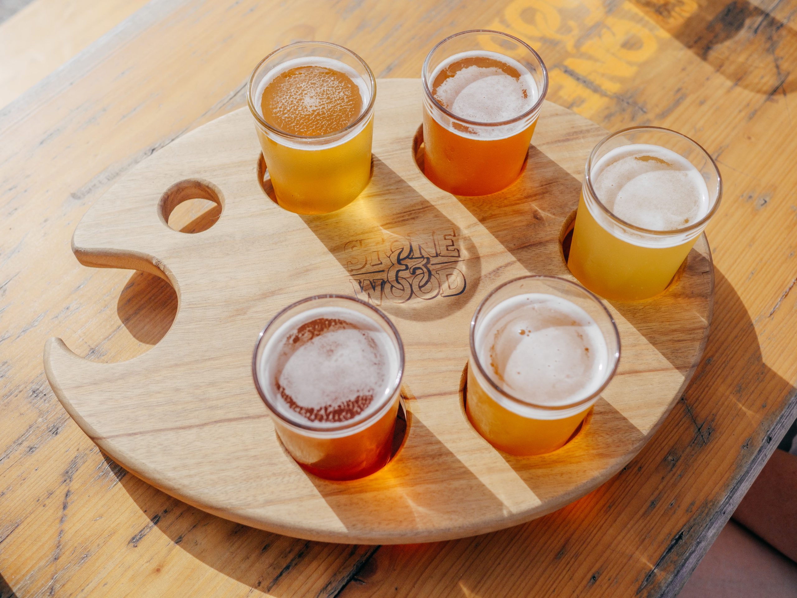 Byron Bay brewery on a springs day