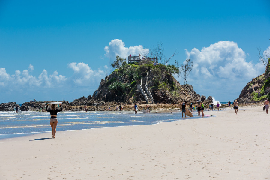 The Pass Beach in Byron Bay