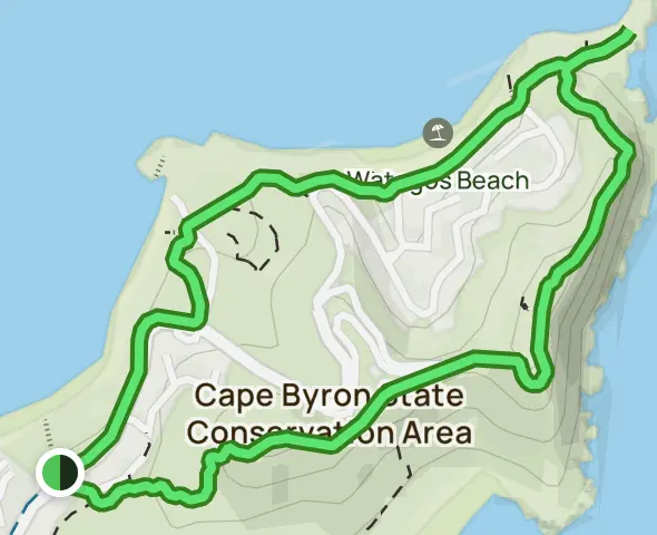 Cape Byron Lighthouse Walk Map